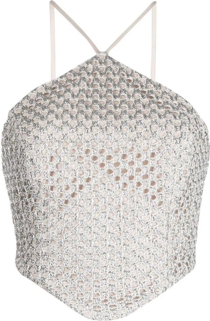 Soiree Halter crop top