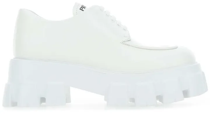 Prada Monolith Lace-Up Shoes