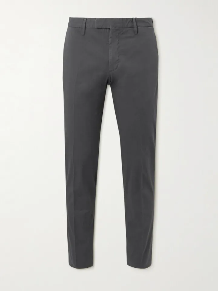 Venezia 1951 Slim-Fit Stretch-Cotton Trousers