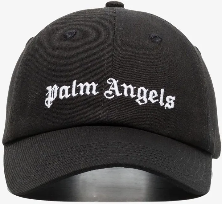 Black Logo Embroidered Baseball Cap