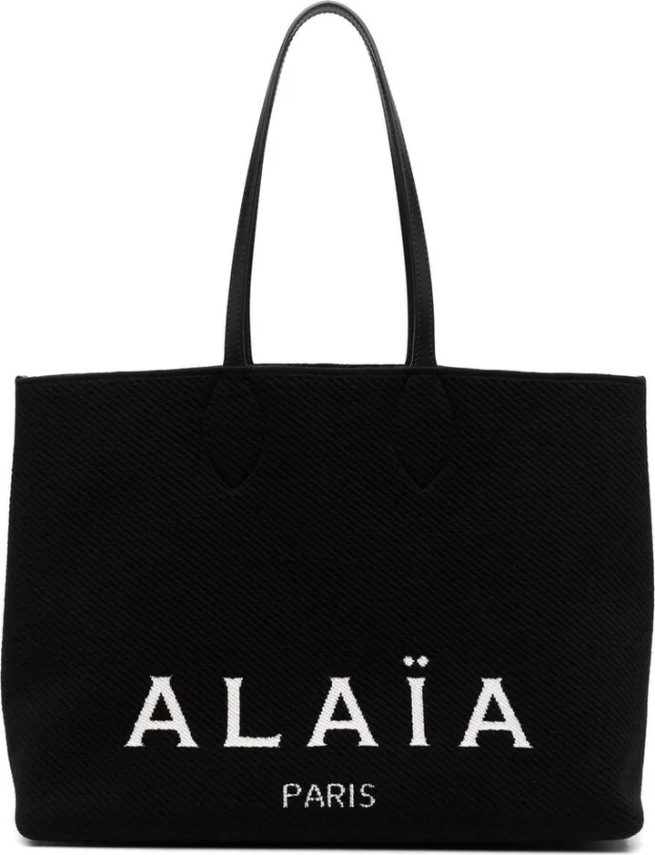 ALAÏA- Logo Shopping Bag