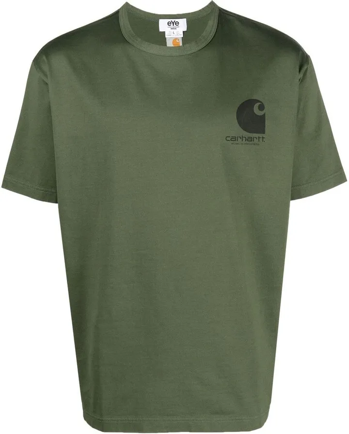 logo-print cotton T-shirt