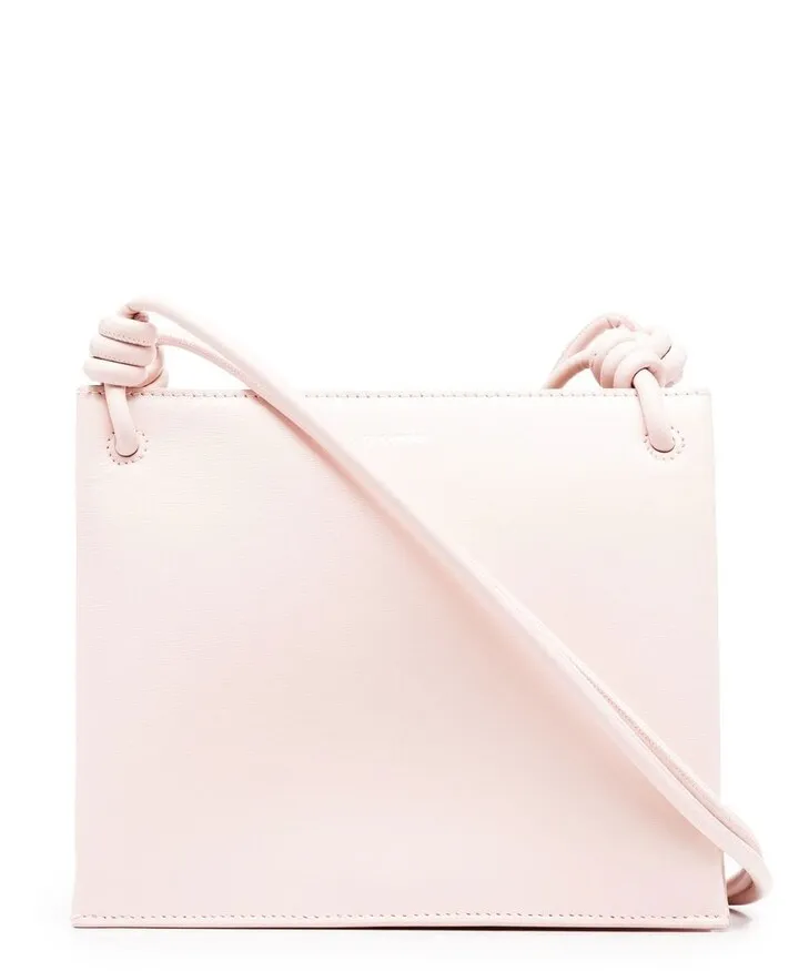 Knotted Leather Shoulder Bag