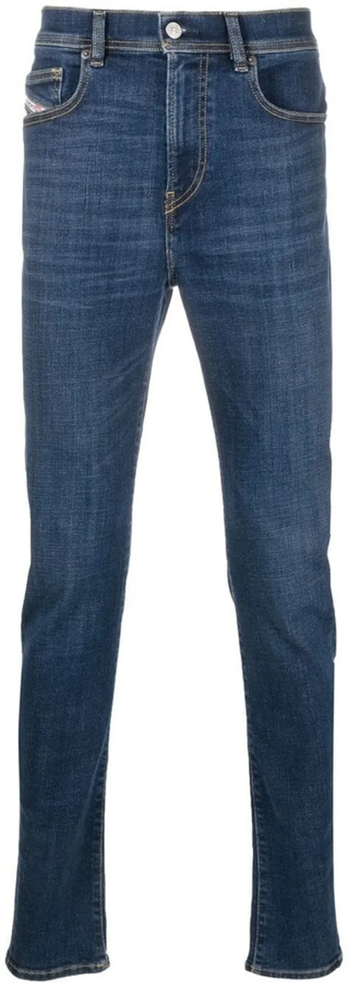 Logo-Patch Skinny Jeans