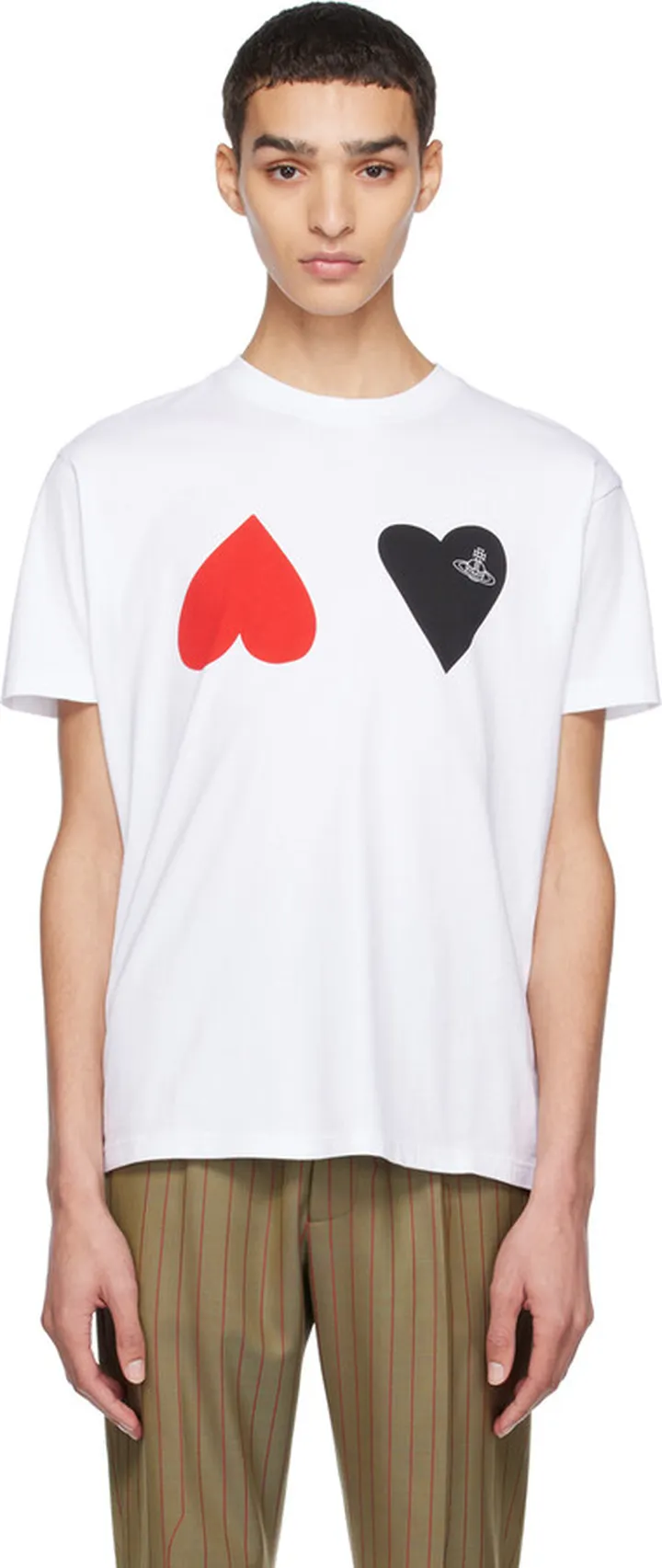 Vivienne Westwood White Hearts T-Shirt
