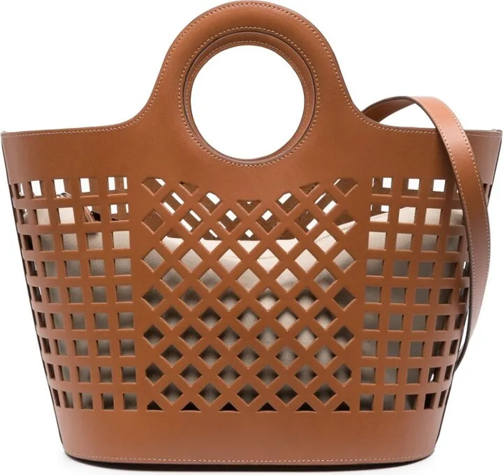 HEREU- Colmado Cut-out Leather Handbag