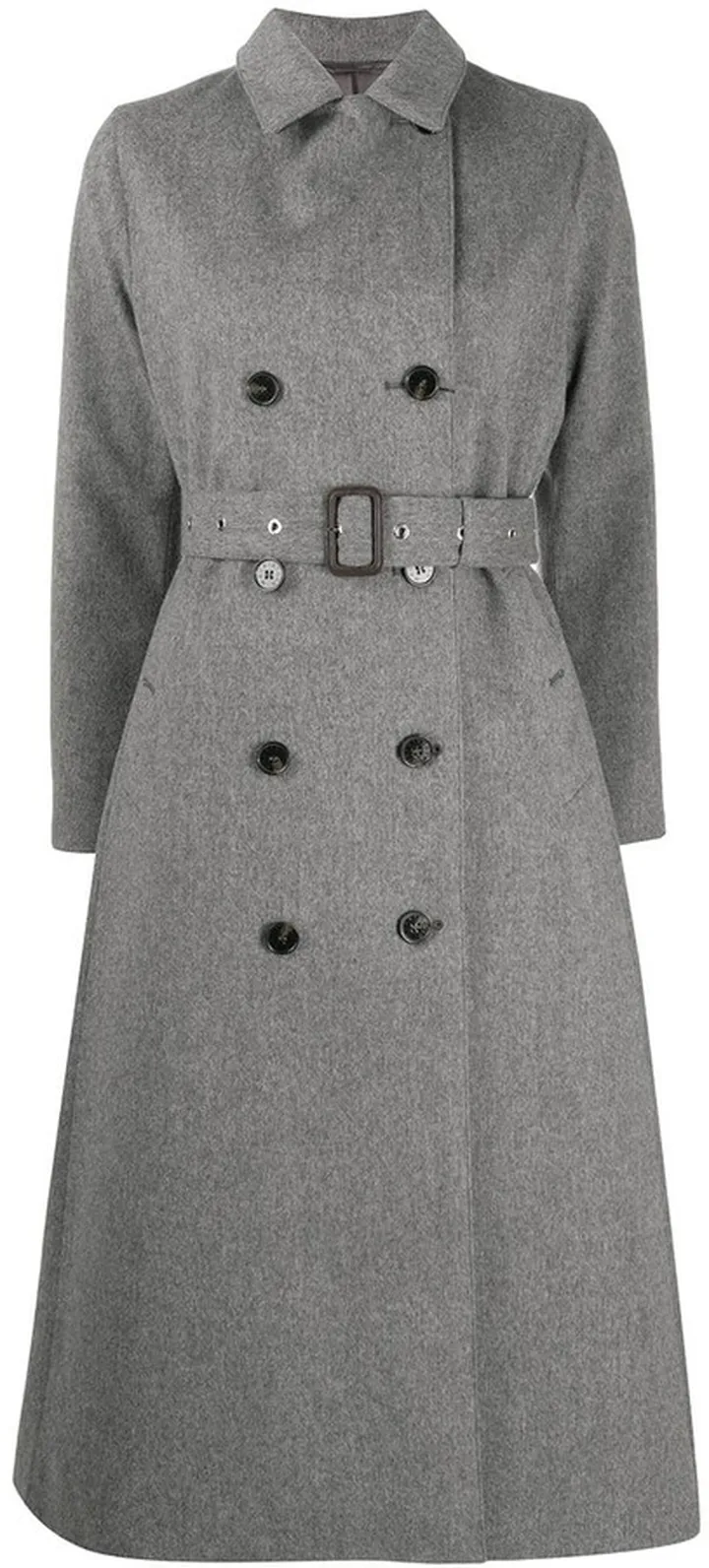 Double-Breasted Wool Coat