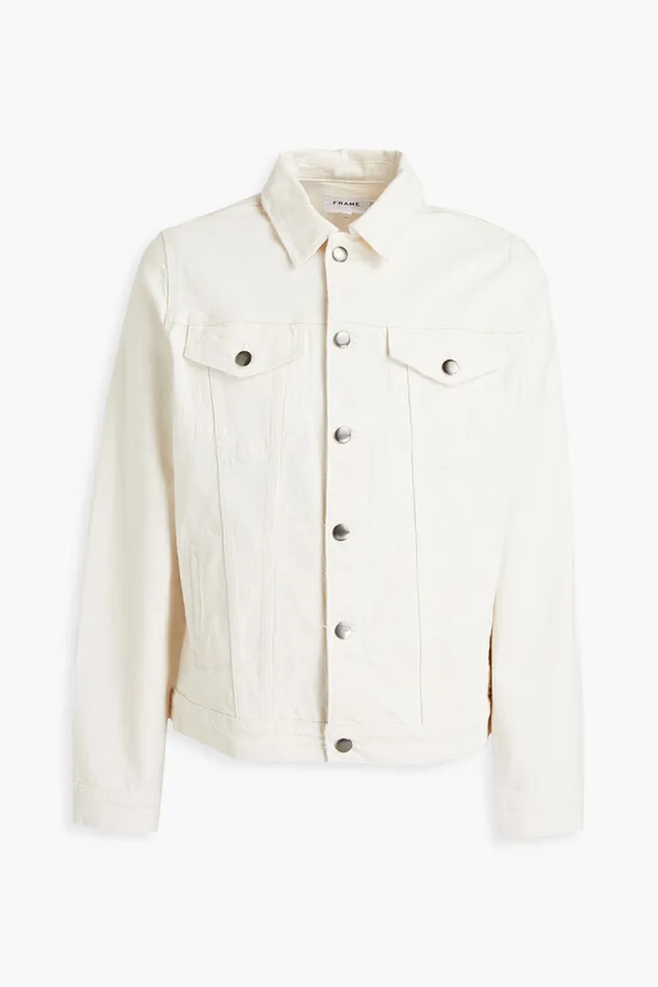 L'Homme faded denim jacket