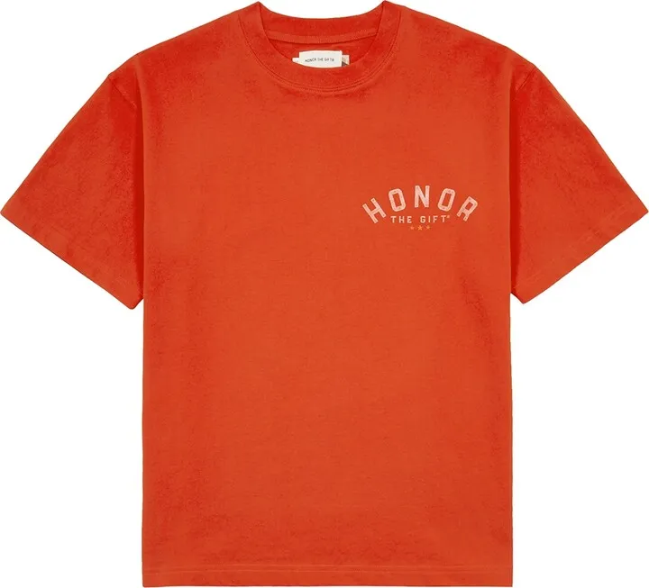 Honor The Gift Sharecropper Printed Cotton T-shirt