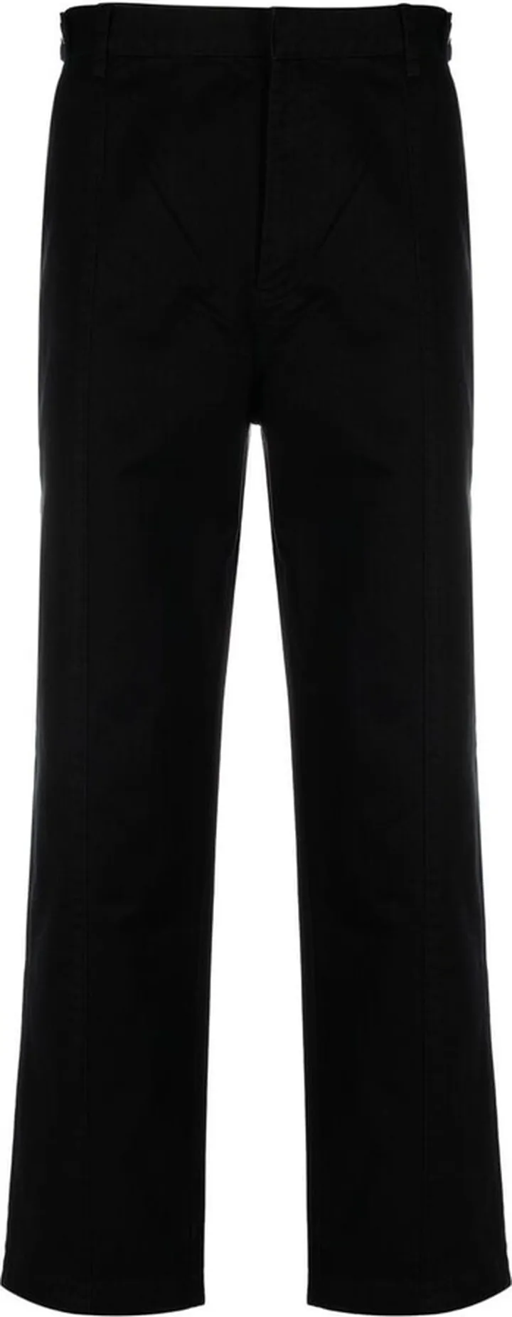 Straight-Leg Cotton Trousers