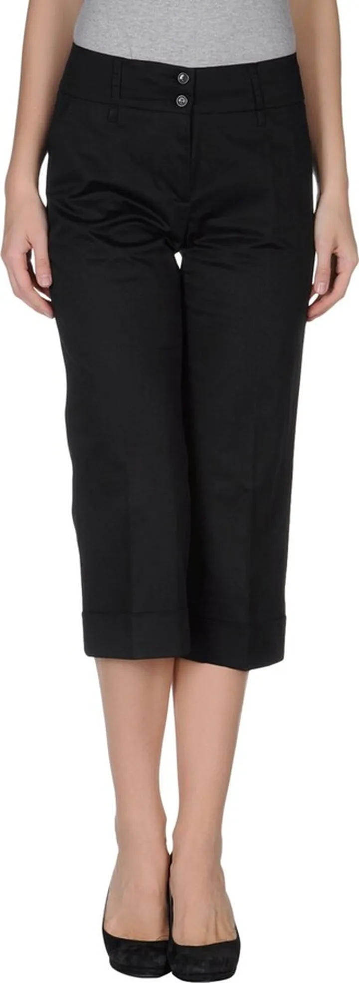 Cropped Pants Black