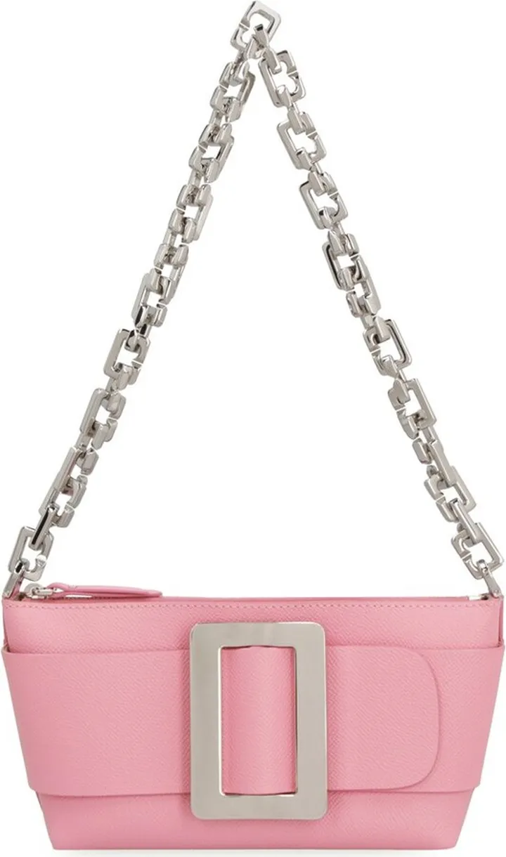 Boyy Pouchette Buckle Detailed Chained Shoulder Bag