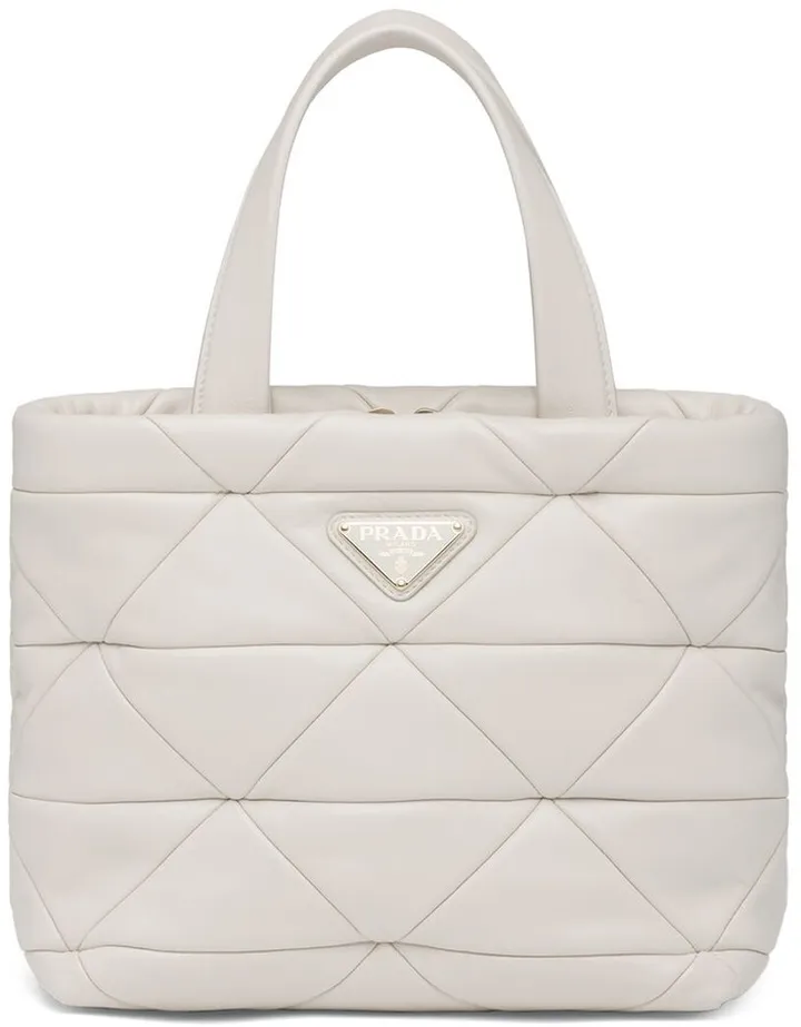 Prada System quilted tote bag