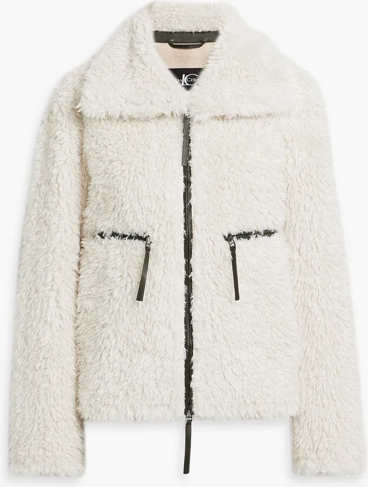 Faux shearling jacket