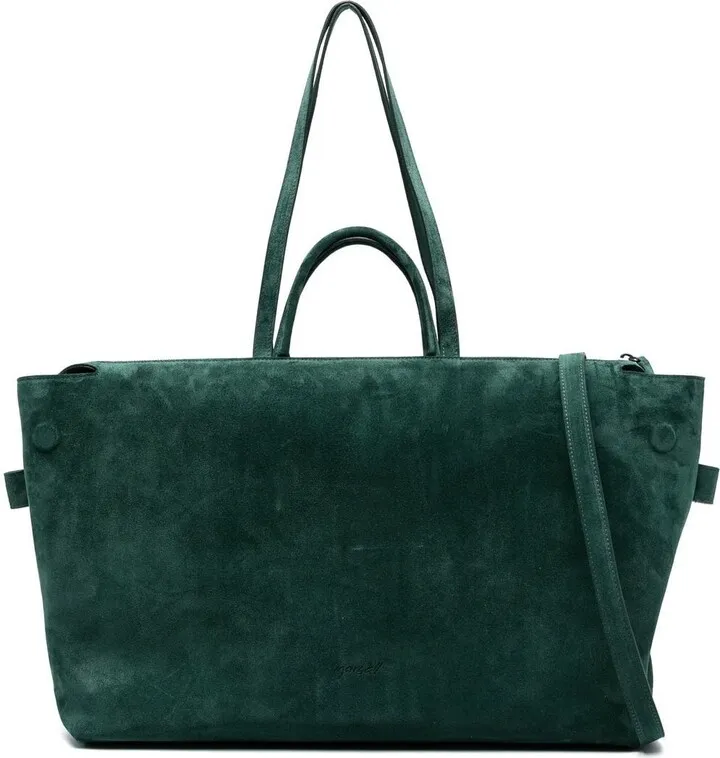 Multi-Strap Suede Tote