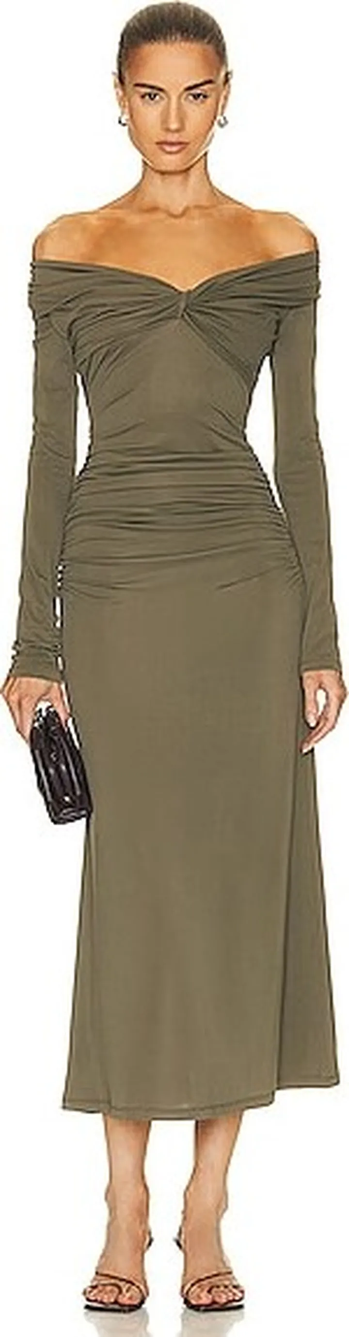 TOVE Gina Dress in Army