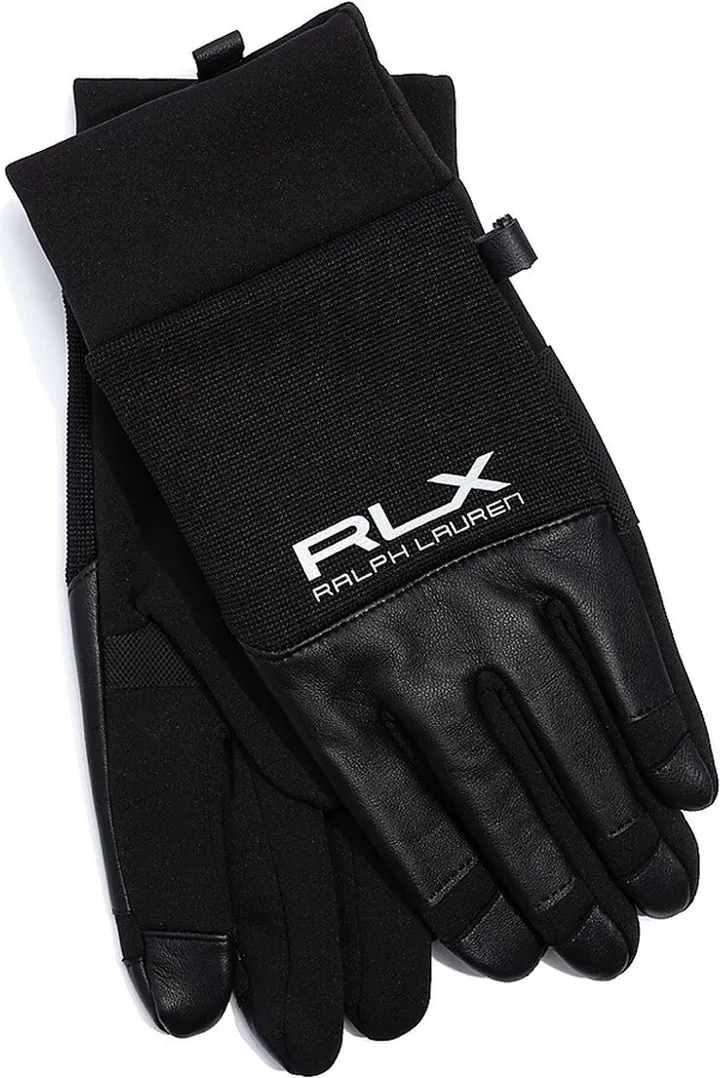 Polo Commuter Leather-Trimmed Gloves
