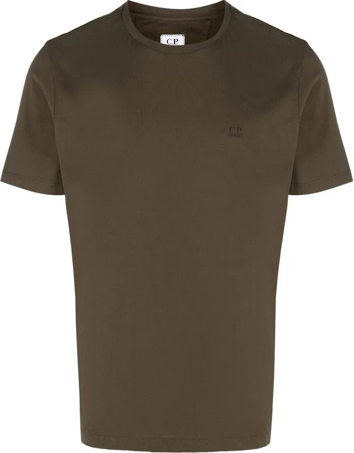 logo print crew neck T-shirt
