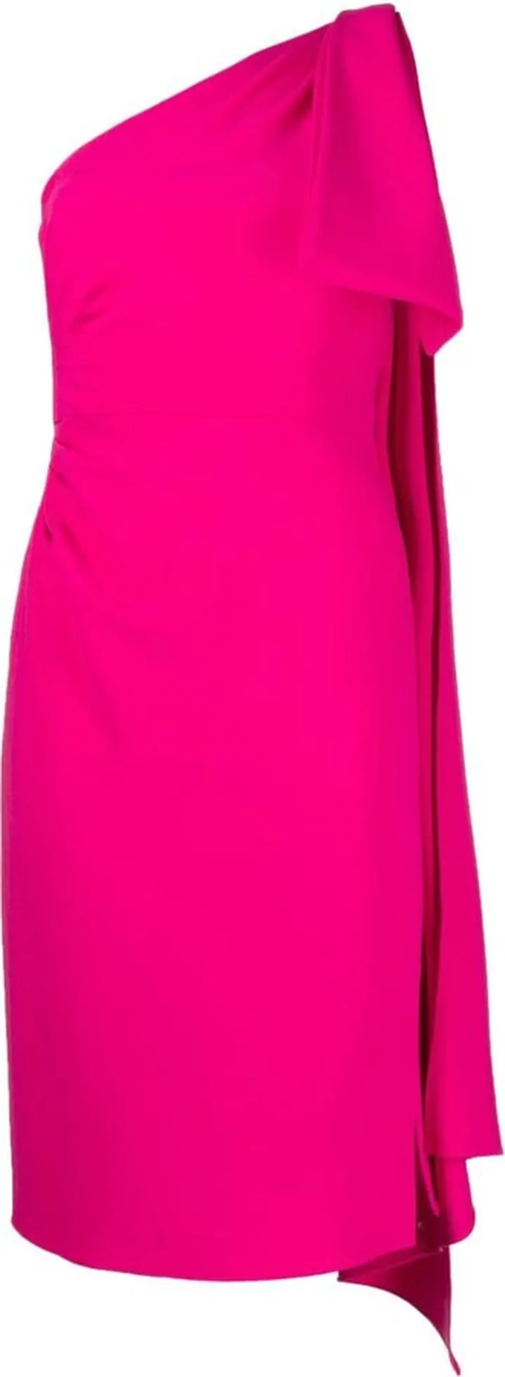 Miranda draped-detail midi dress