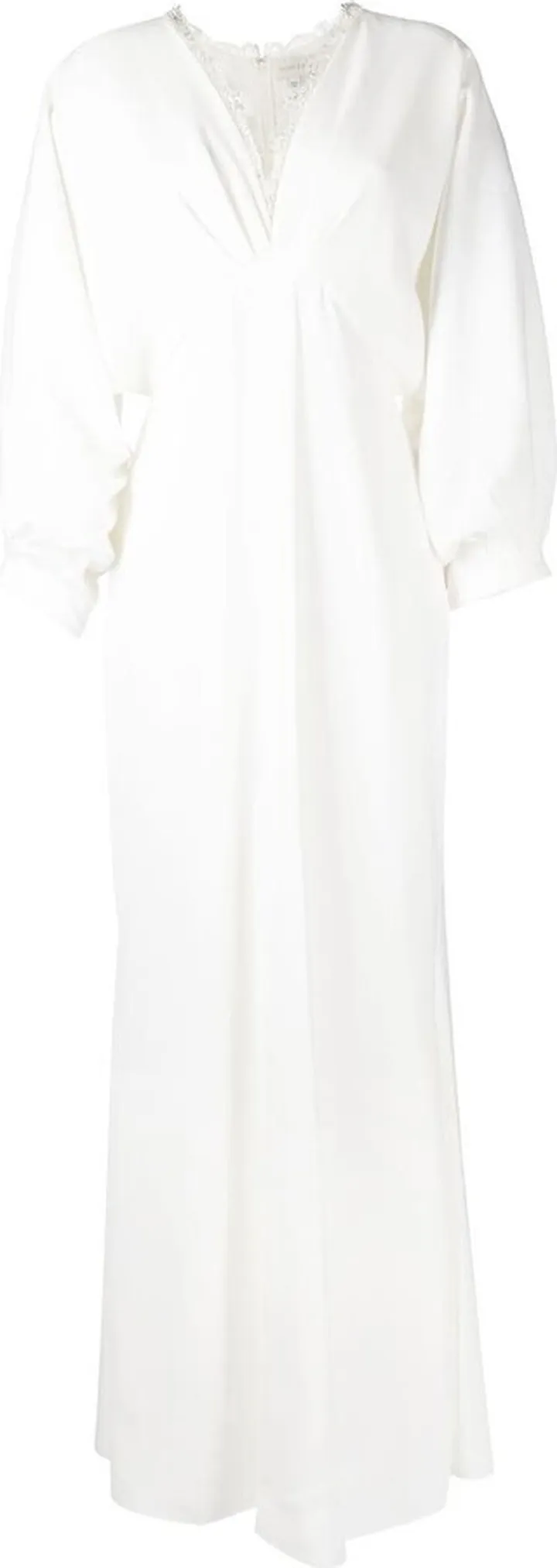 Gabby V-neck lace gown