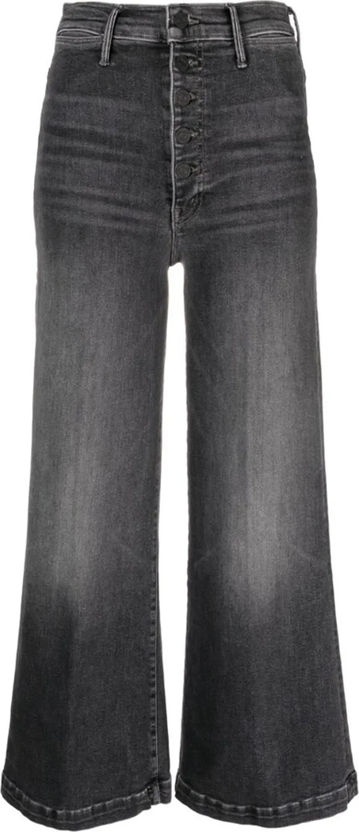 Wide-Leg Denim Jeans