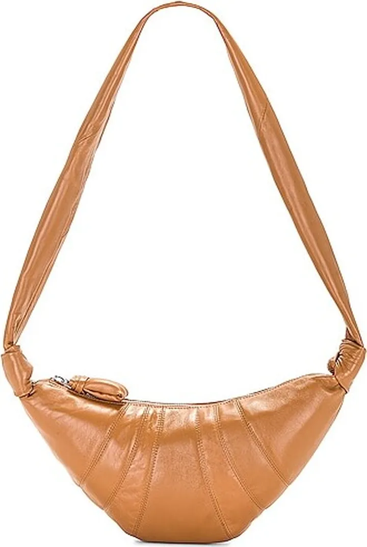 Lemaire Small Croissant Bag in Tan