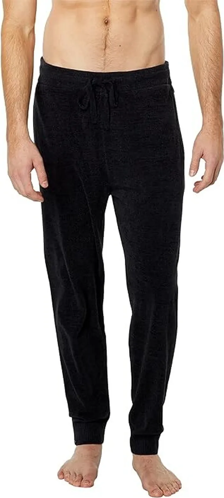 Barefoot Dreams CozyChic Ultra Lite(r) Easy Joggers (Black) Men's Casual Pants