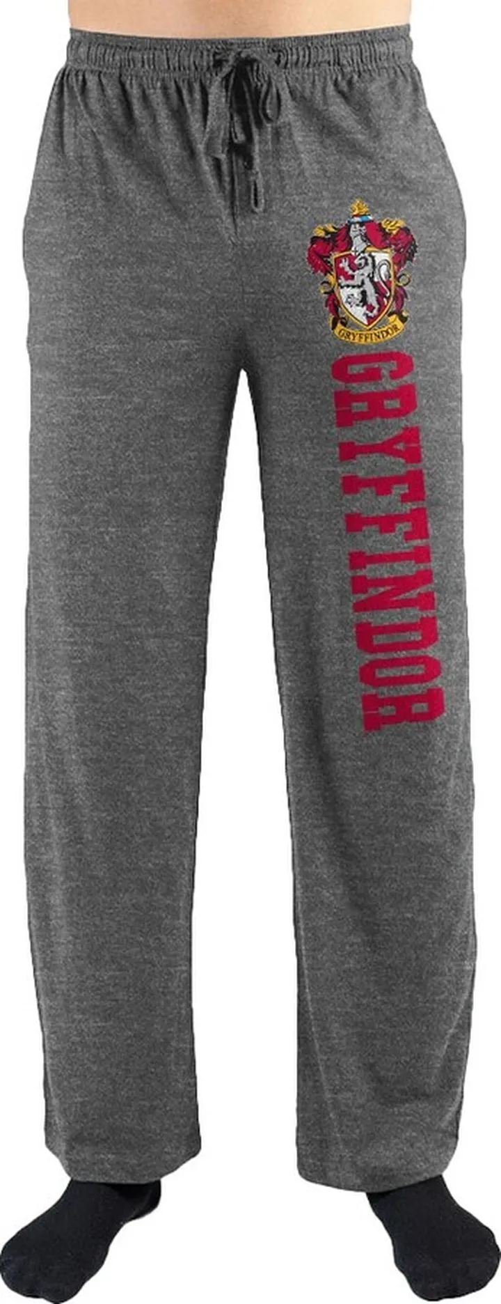 Harry Potter Hogwarts Gryffindor House Print Men's Sleepwear Sleep Pajama PantsXX-Large