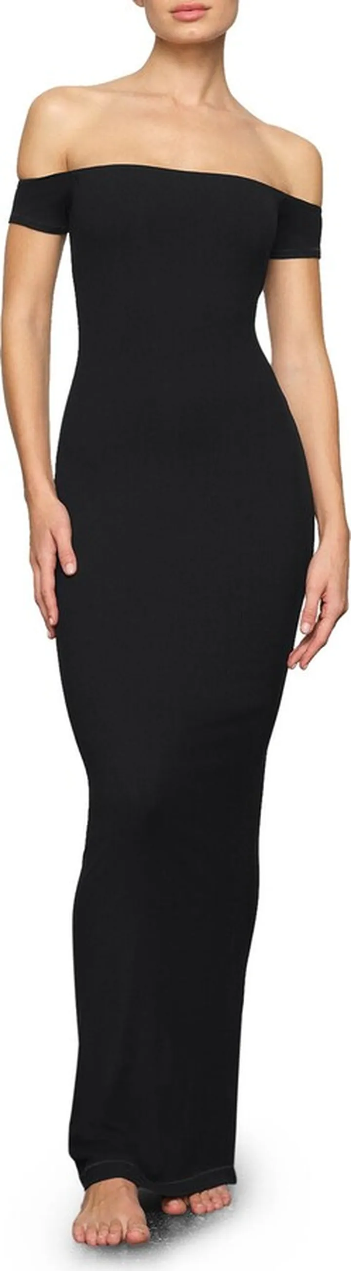 Soft Lounge Off the Shoulder Dress
