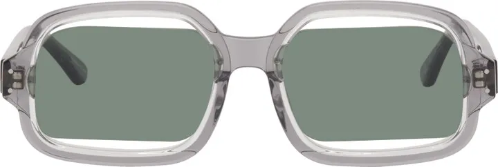 Henrik Vibskov Gray Bird In Face Olga Sunglasses