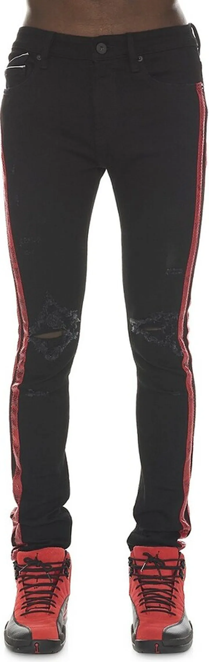 Punk Ripped Jeans