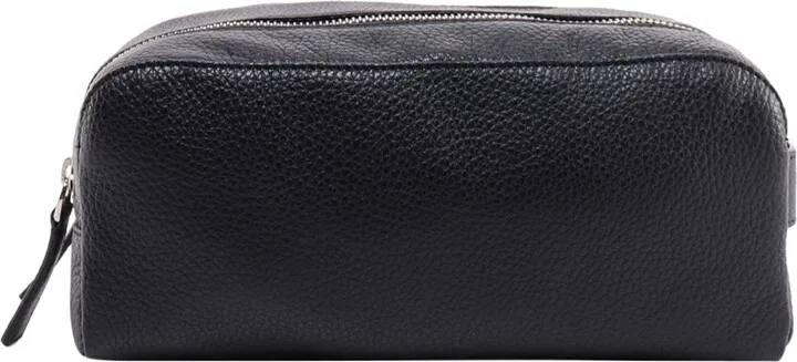 Hammered leather beauty case