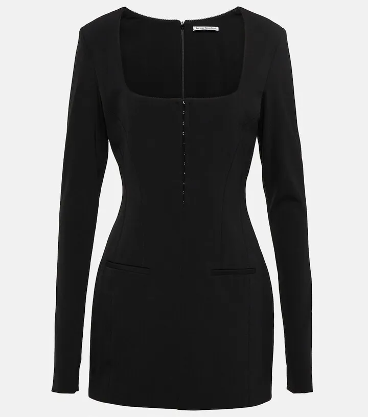 Square-neck minidress