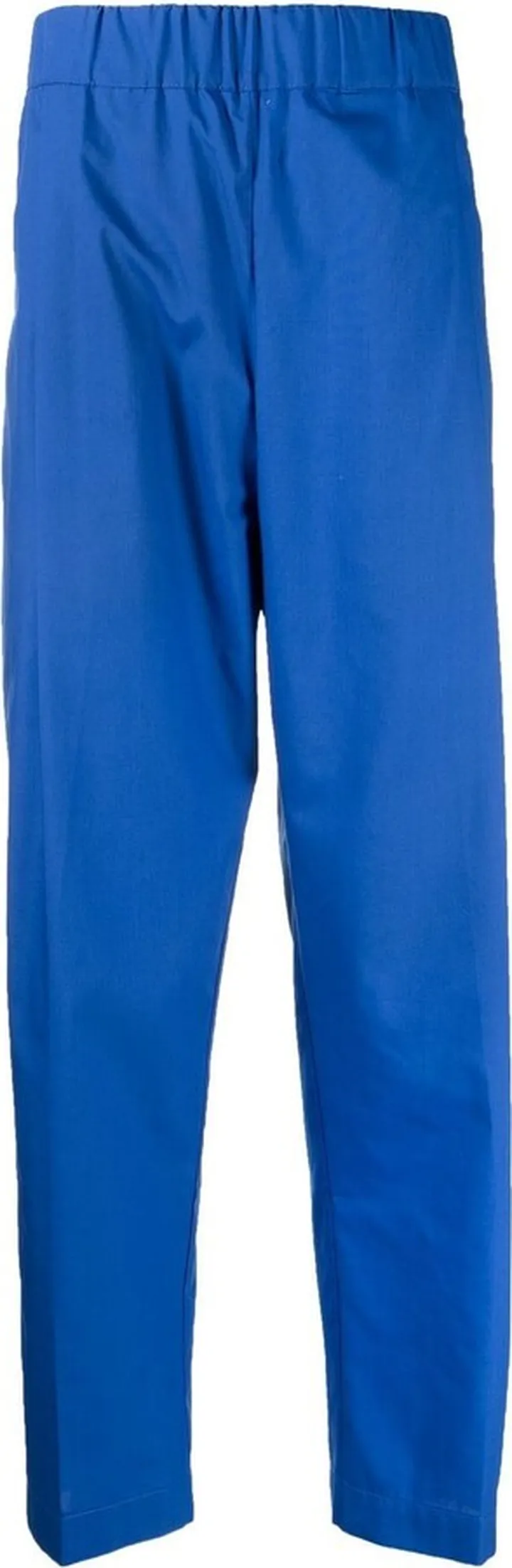 Straight-Leg Cotton Trousers