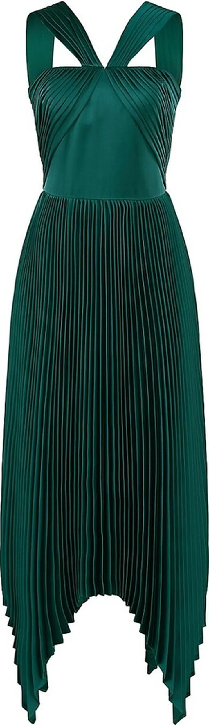 Eleanora Handkerchief Pleated Gown
