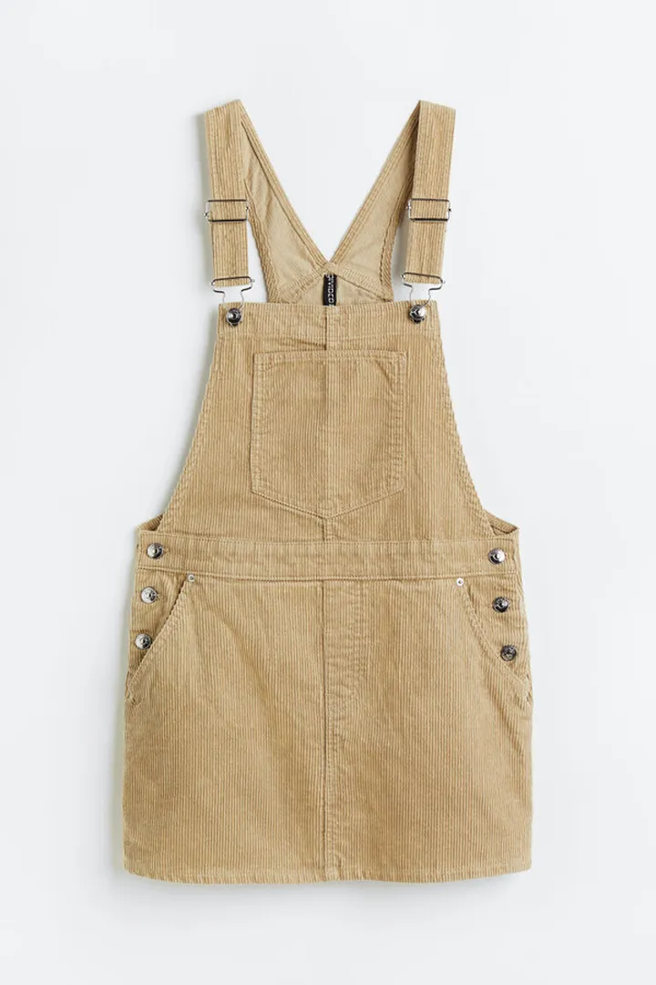 Corduroy Overall Dress