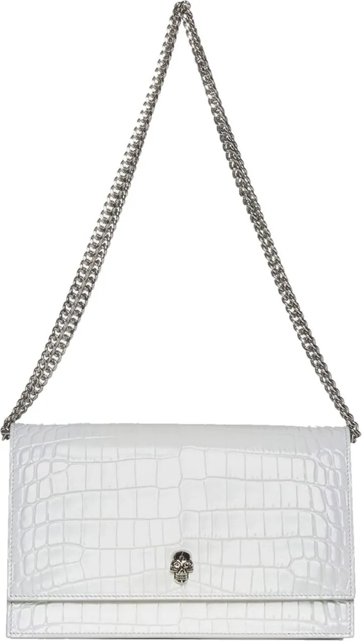 Medium Skull Leather Bag