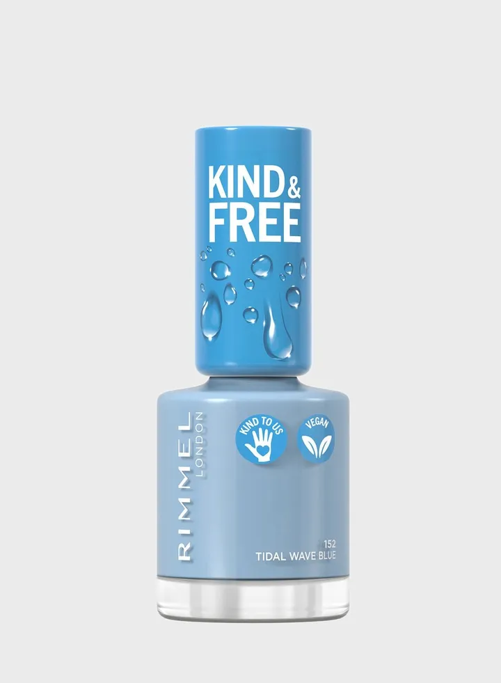 Rimmel Kind & Free Clean Nail Polish – 152 – Tidal Wave Blue, 8ml