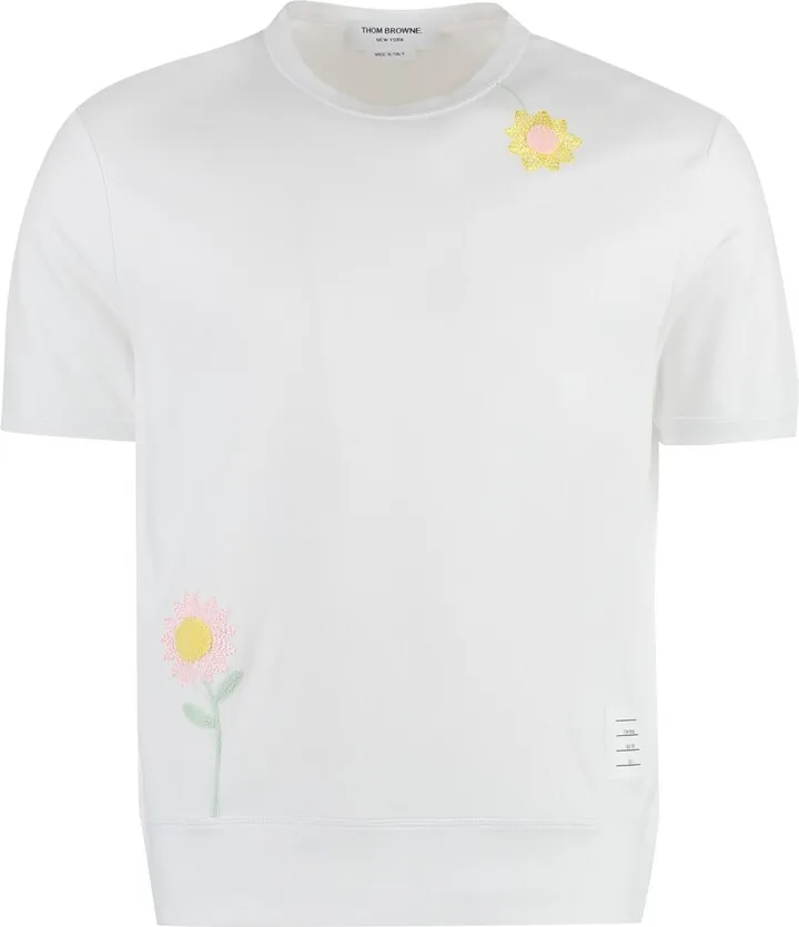 Cotton Crew-neck T-shirt