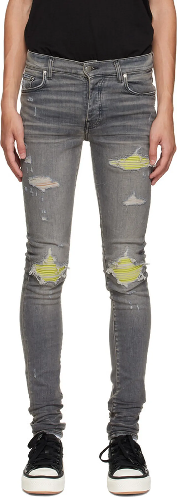 AMIRI Grey MX1 Ultrasuede Jeans
