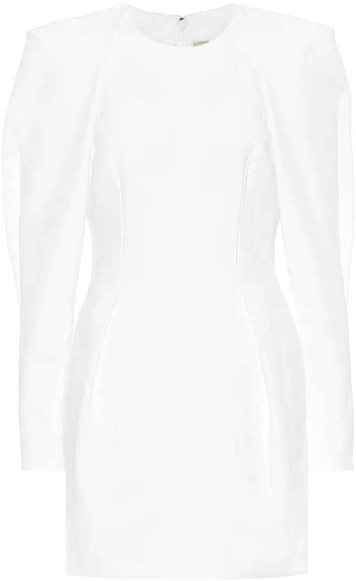 Cotton-blend minidress
