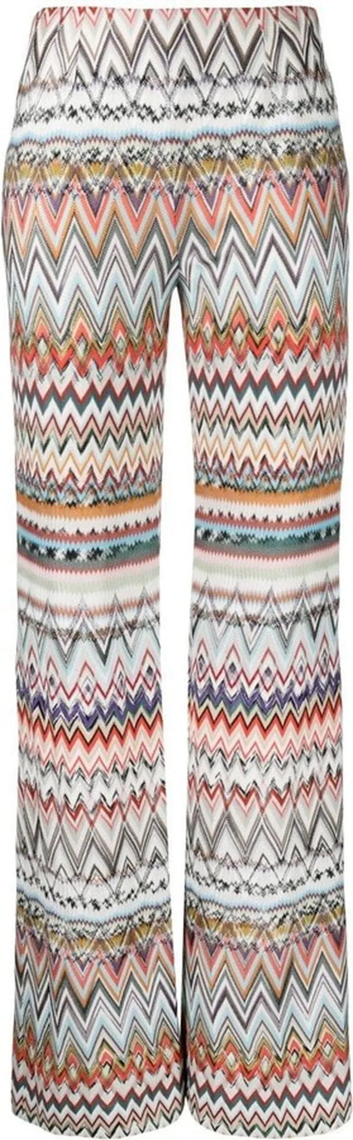 Zigzag-Pattern Trousers