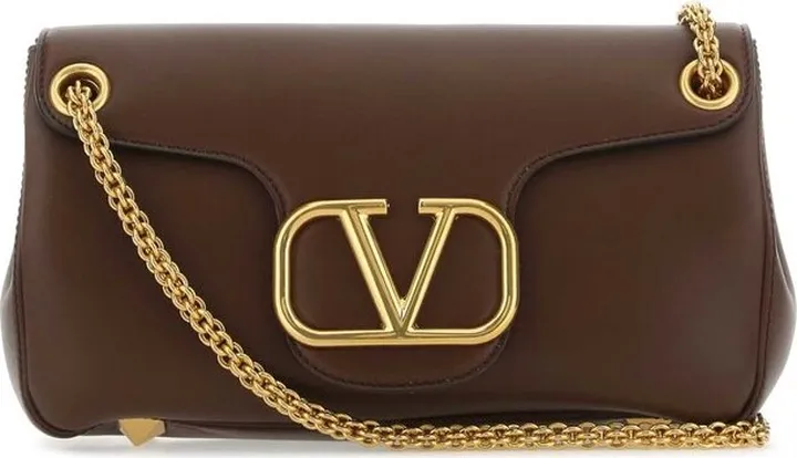 Valentino Garavani Stud Sign VLogo Plaque Shoulder Bag