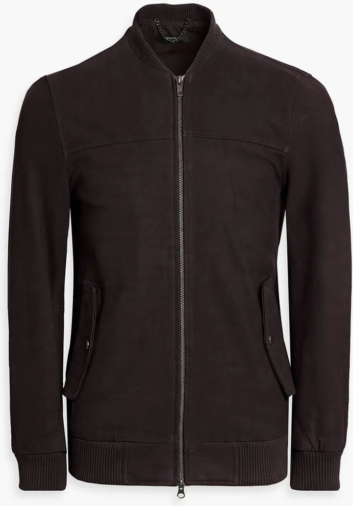 Fjell suede bomber jacket