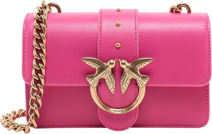 Pinko Chain Linked Love One Mini Crossbody Bag