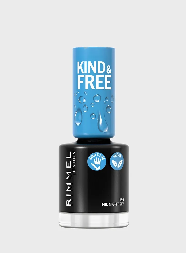 Rimmel Kind & Free Clean Nail Polish – 159 – Midnight Sky, 8ml