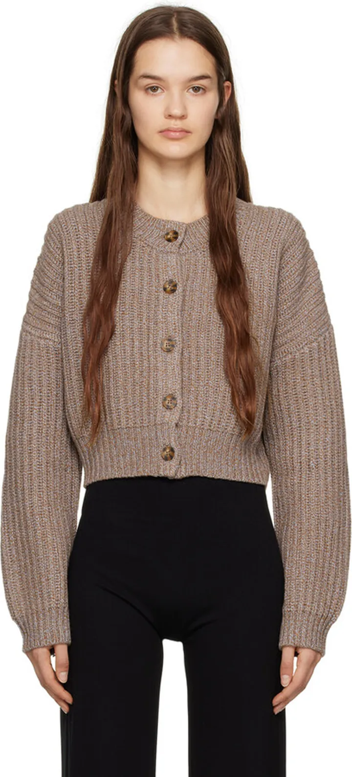 LESET Purple Zoe Cardigan