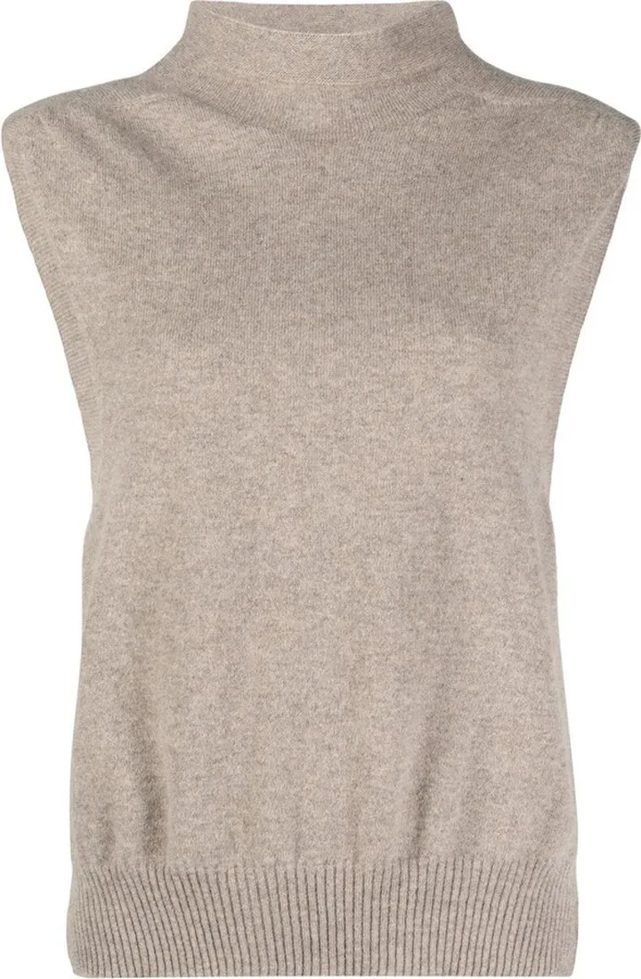 Sleeveless Cashmere Top