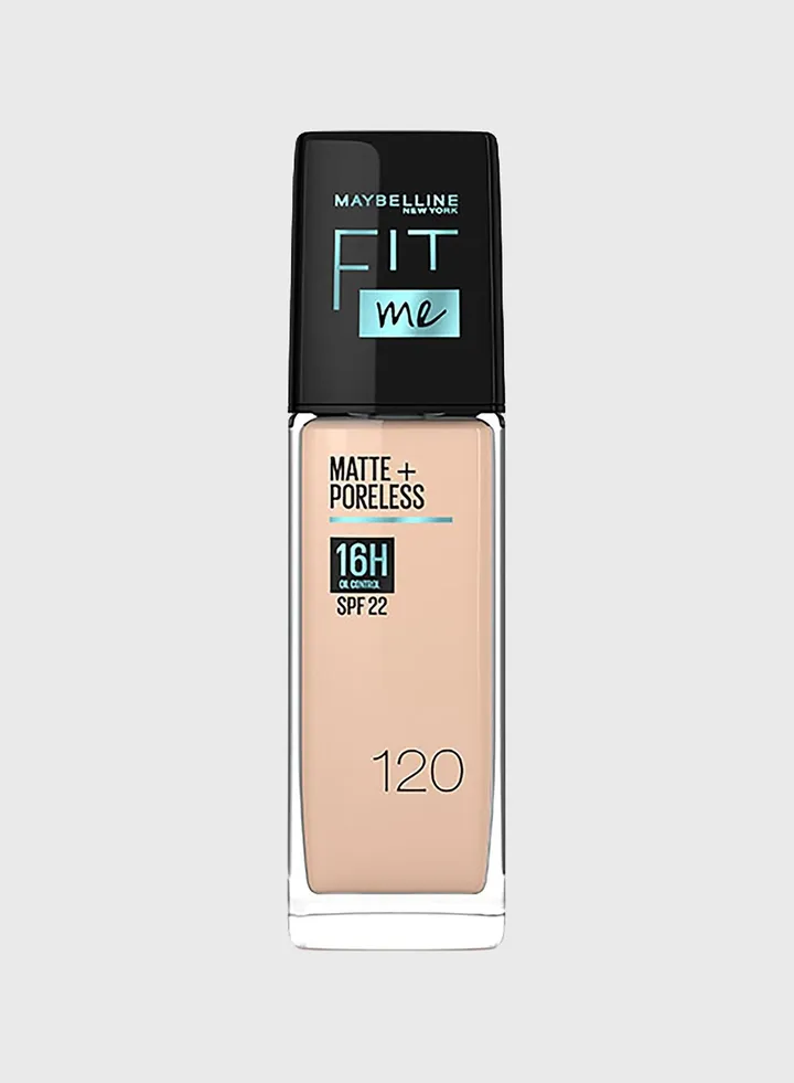 Fit Me Foundation Matte & Poreless Foundation 16H Oil Control with SPF 22 - 120