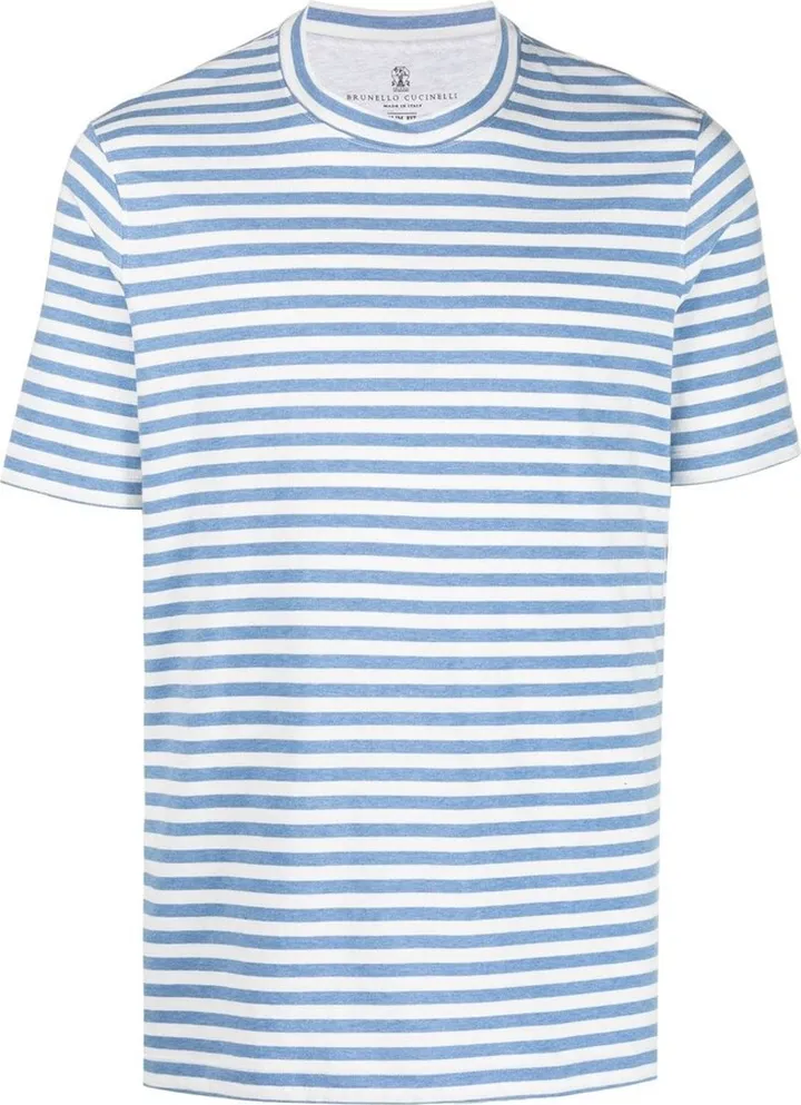 striped crew-neck T-shirt